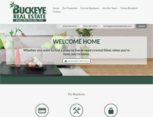 Tablet Screenshot of buckeyerealestate.com